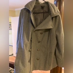 Gray coat